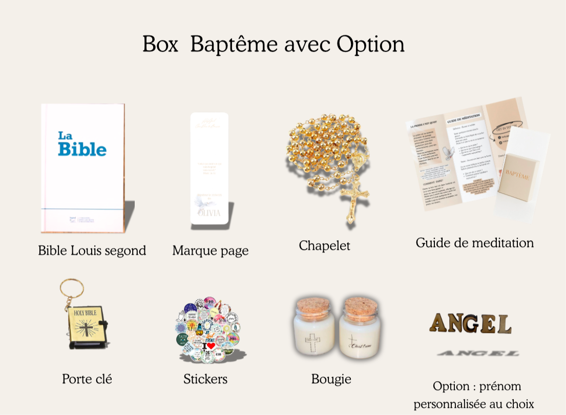 Box Holy God Baptême